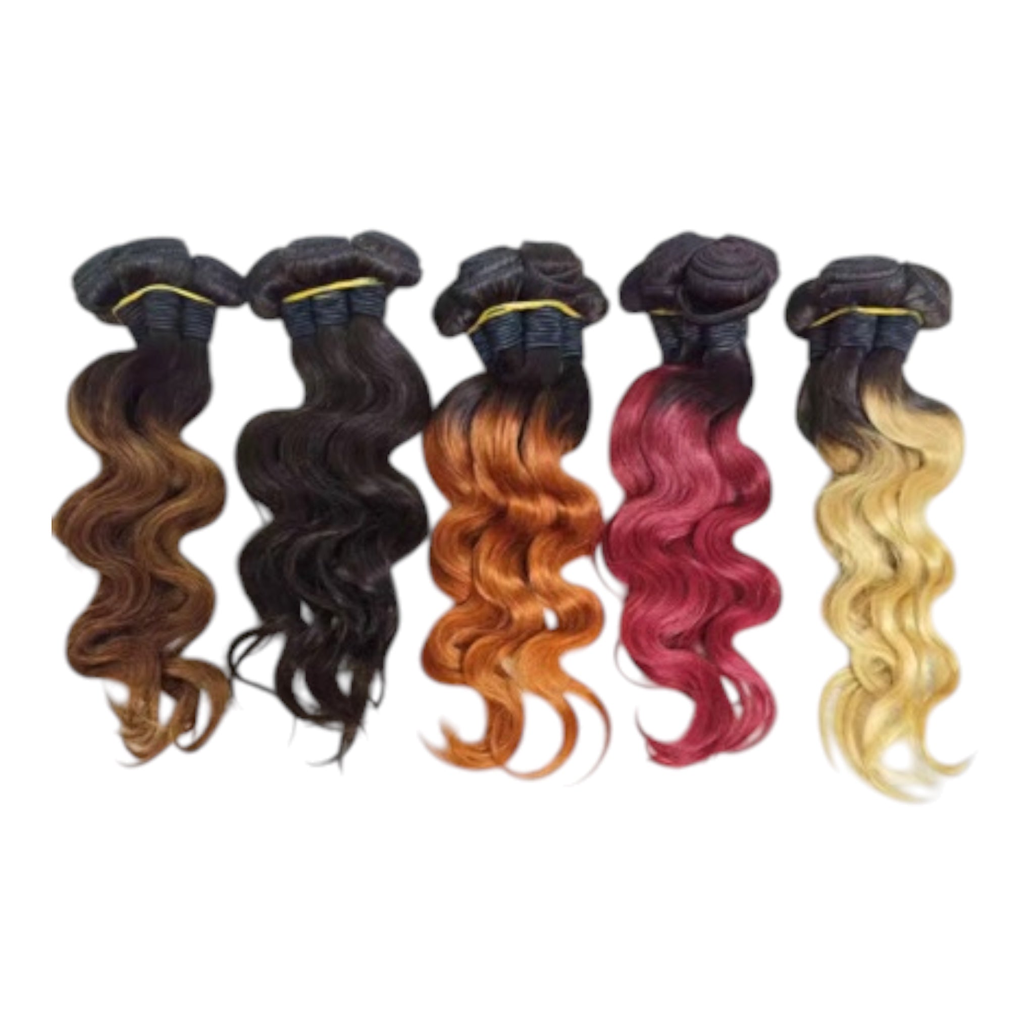 Tissage 100 % Cheveux Humains – 5 Bundles – Qualité Premium