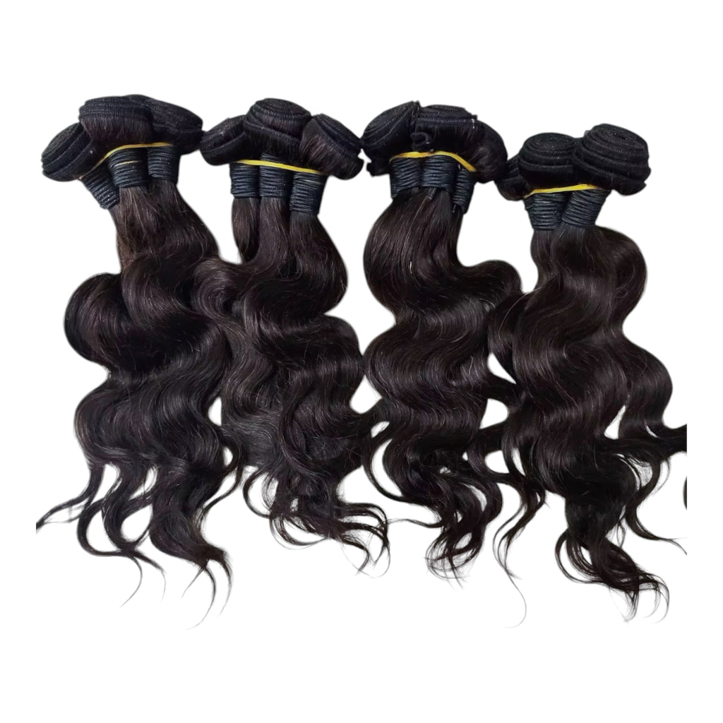 Tissage 100 % Cheveux Humains – 5 Bundles – Qualité Premium